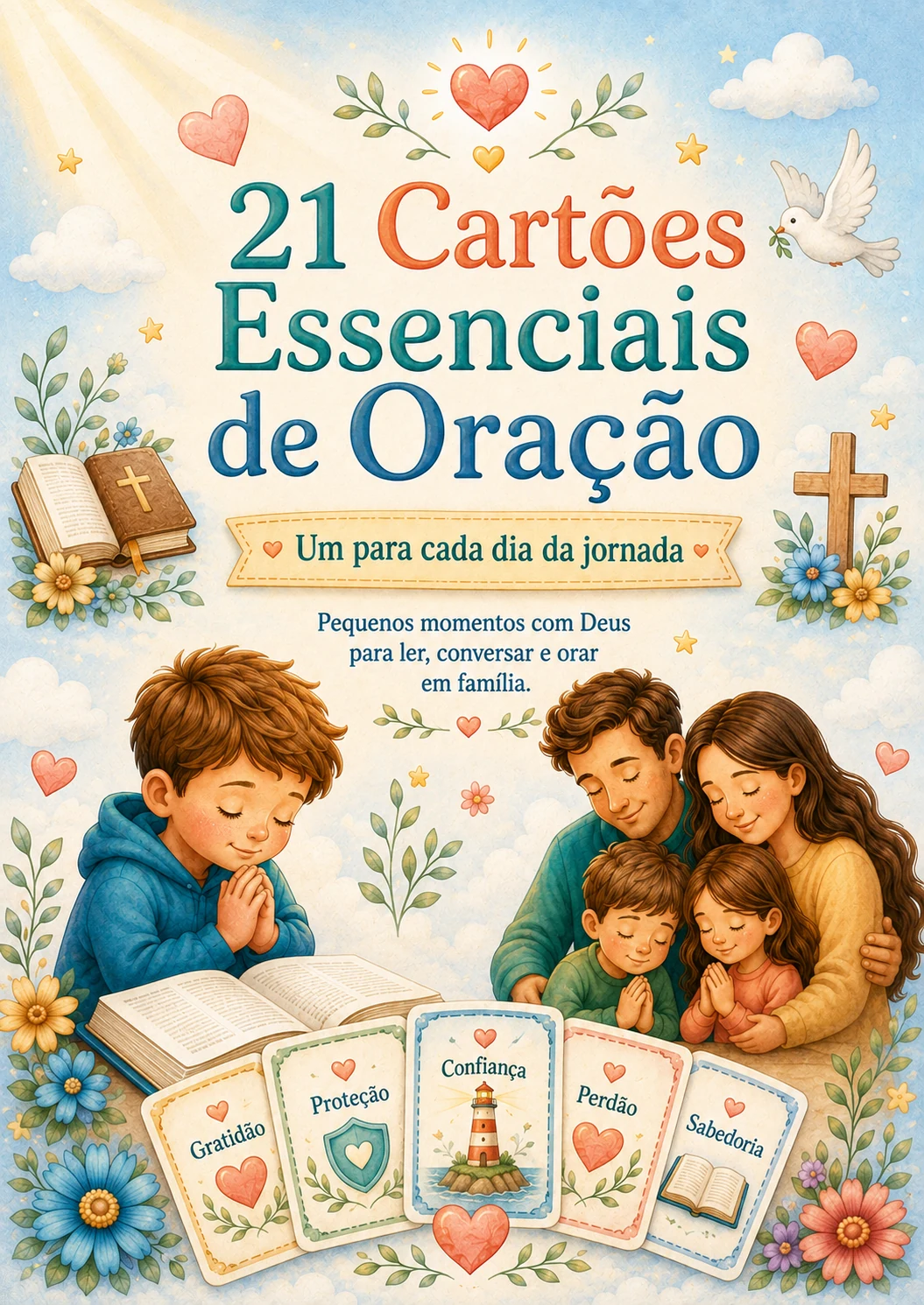 21 cartões essenciais de oração
